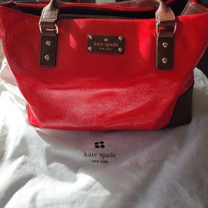 Kate Spade Red Patent Leather Bag